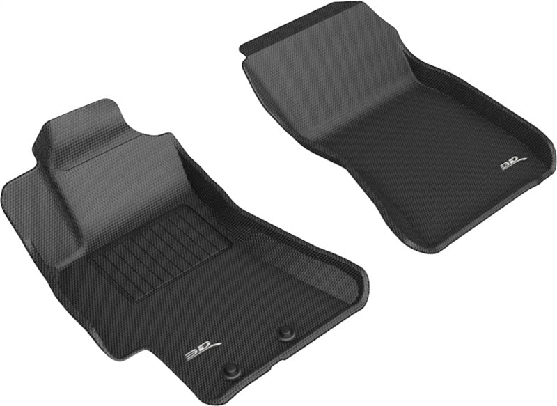 3D MAXpider 08-11 Subaru Impreza / WRX / 08-14 Impreza WRX STI Kagu 1st Row Floormats - Black